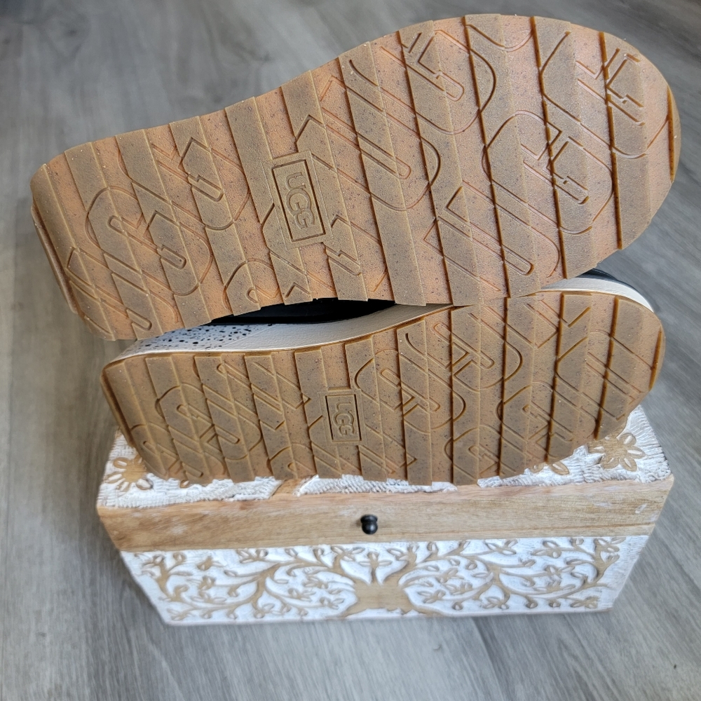 UGG Black and White Platform Sneakers - Picture 8 of 8